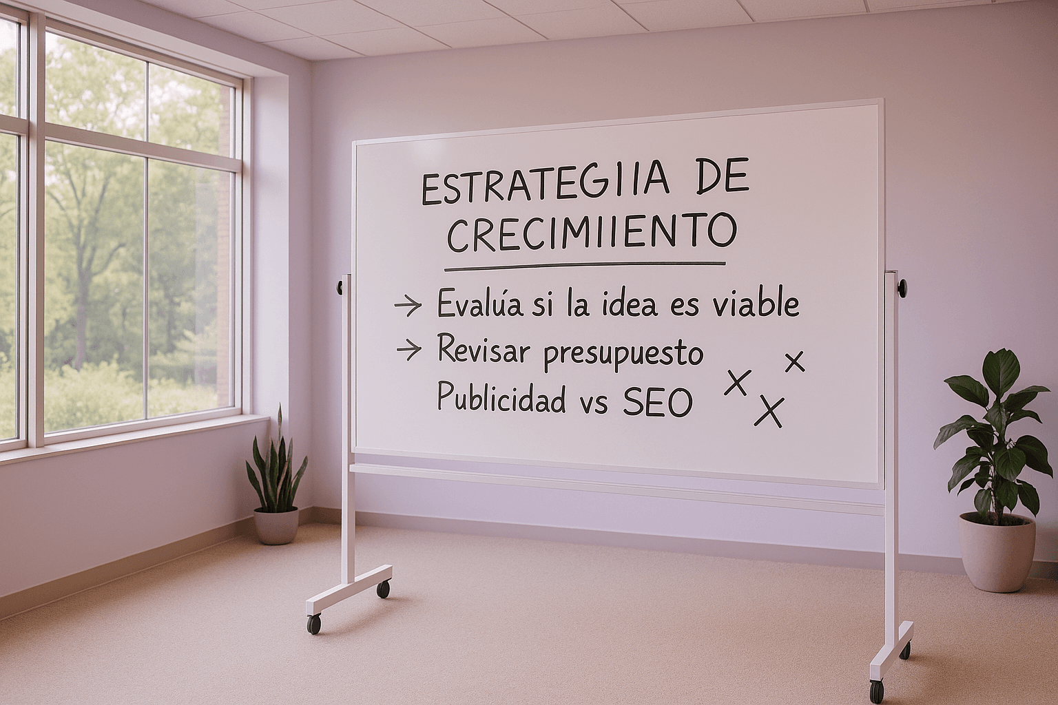 Ilustración sobre la viabilidad y estrategia de un sitio web